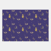 ラマダンカレムイードムバラクイスラム提灯 ラッピングペーパーシート (正面)