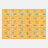 ラマダンカレムイードムバラク幸せなイードラッピングパペ ラッピングペーパーシート (正面2)