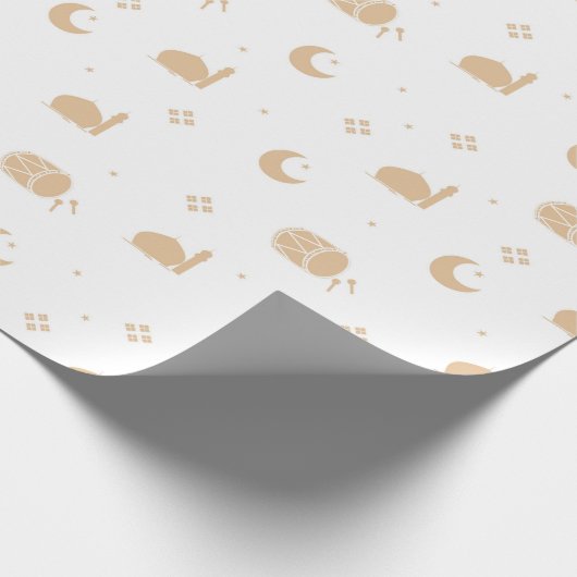 ラマダンカレムイードムバラク幸せなイードラッピング ラッピングペーパー (角)