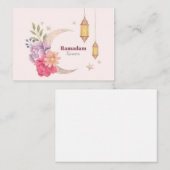 ラマダンカレムウォーターカラー ノートカード (正面/裏面)