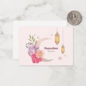 ラマダンカレムウォーターカラー ノートカード (正面/裏面インサイチュ)