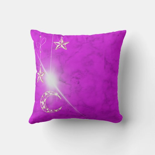 ラマダンカレムエレガントムーンスターズ クッション (裏面)