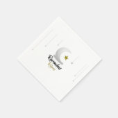 ラマダンカレムクレセントデザイン – イスラムムムバラク スタンダードカクテルナプキン (角)