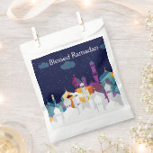 ラマダンカレムタイポグラフィイスラムクレセント文字 フェイバーバッグ (クリップ留めされた状態)