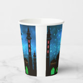 ラマダンカレムタイポグラフィイスラムクレセント文字 紙コップ (左)