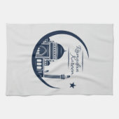 ラマダンカレムフリースブランケット キッチンタオル (横)