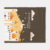 ラマダンカレムフリースブランケット フリースブランケット (正面(横))