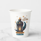 ラマダンカレムムバラックランタンラマダン2024 紙コップ (正面)