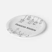 ラマダンカレムラマダンムバラク ペーパープレート (アングル)