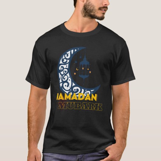 ラマダンカレムラマダンムバーク |イスラムTシャツ Tシャツ (正面)
