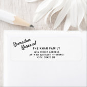 ラマダンカレム差出人住所ステッカーラベル ラベル (インサイチュ)