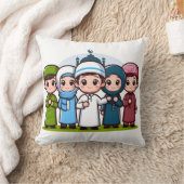 ラマダンカレム美しい装飾用クッションデザイン クッション (ブランケット)