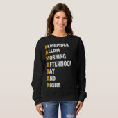 ラマダンカレム2022断食ムスリムラマダンの意味 スウェットシャツ (正面フル)