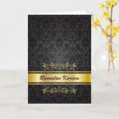 ラマダンカレム カード (黄色い花)