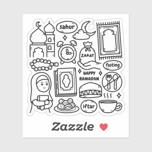 ラマダンカレム シール (シート)