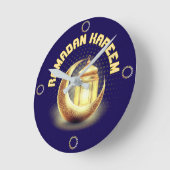 ラマダンカレム ラウンド壁時計 (傾斜)