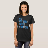 ラマダンカレムNo Not Water Ramadan Mubarak I Tシャツ (正面フル)