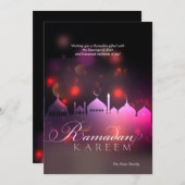 ラマダンカレームグリーティングカード シーズンカード (正面/裏面)