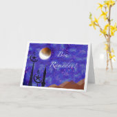 ラマダングリーティングカーフランスのド入り カード (黄色い花)