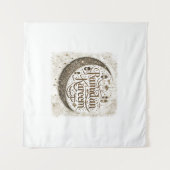 ラマダンムバラクお祝い伝統的ランタン タペストリー (正面(横))