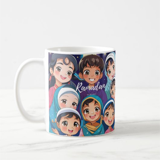 ラマダンムバラクアニメマグ コーヒーマグカップ (左)