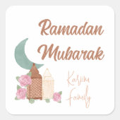 ラマダンムバラクデコリカスタムーHOMEデコール名 スクエアシール (正面)