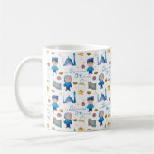 ラマダンムバラク模様 コーヒーマグカップ (左)