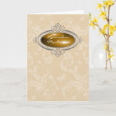 ラマダンムバラク カード (黄色い花)