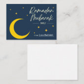 ラマダンムバラク|ラマダンカレム ノートカード (正面/裏面)