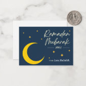 ラマダンムバラク|ラマダンカレム ノートカード (正面/裏面インサイチュ)