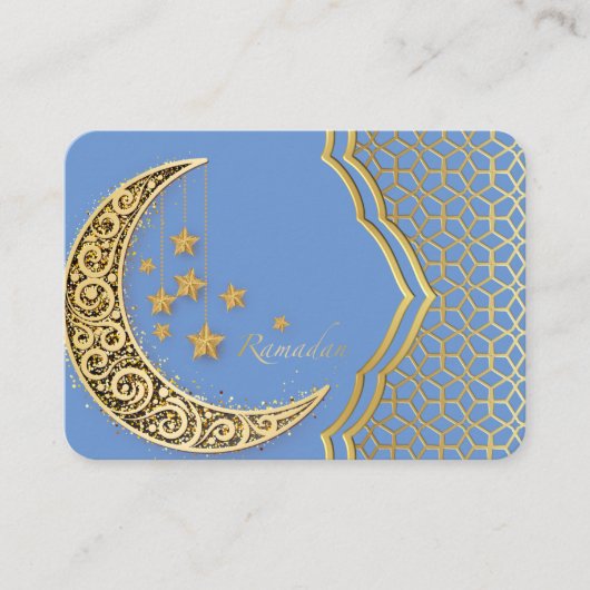 ラマダン三日月 名刺 (正面)