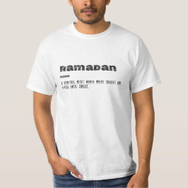 ラマダン中の間食は日没まで禁止 Tシャツ