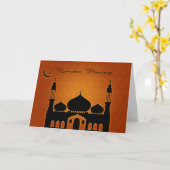 ラマダン恵み カード (黄色い花)