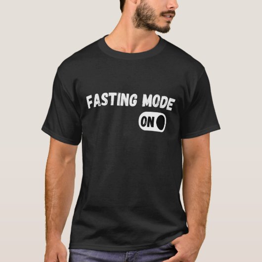 ラマダン断食モード断食モードOnラマドクール Tシャツ (正面)