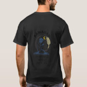 ラマダン断食祈り男性イスラム教ベクターグラフィック Tシャツ (裏面)