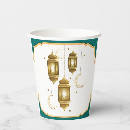 ラマダン紙カップ 紙コップ (正面)
