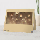 ラマダン絵画ランプ カード (裏面)