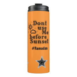 ラマダン飲み物用品 – 日没前に使用しない タンブラー