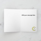 ラマダン黒三日月と金ゴールド カード (内部)