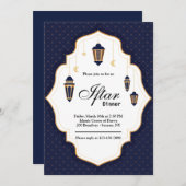 ラマダン・イフタルの招待 招待状 (正面/裏面)