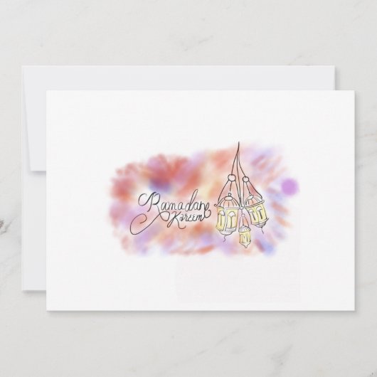 ラマダン・カレムのグリーティングカード カード (正面)