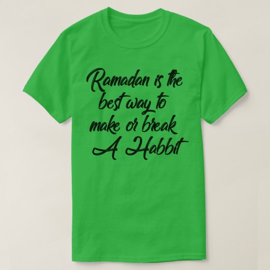 ラマダン・カレム・ムバラク断食ギフト Tシャツ (デザイン正面)