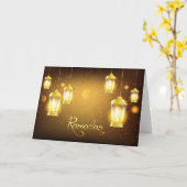 ラマダン カード (黄色い花)