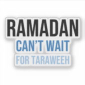 ラマダン：タラウィーは泣けない シール (正面)