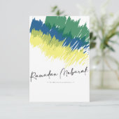 ラマダン・ムバラク！ サンキューカード (スタンド正面)