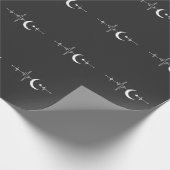 ラマダン・ムーンイスラーム心拍三日月ムスリム ラッピングペーパー (角)