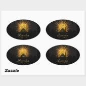 ラマダン 楕円形シール (シート)