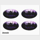 ラマダン 楕円形シール (シート)