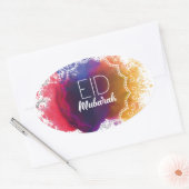 ラマダン 楕円形シール (封筒)