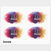 ラマダン 楕円形シール (シート)